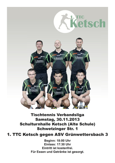Verbandsliga: 1. Herren - ASV Grünwettersbach 3
